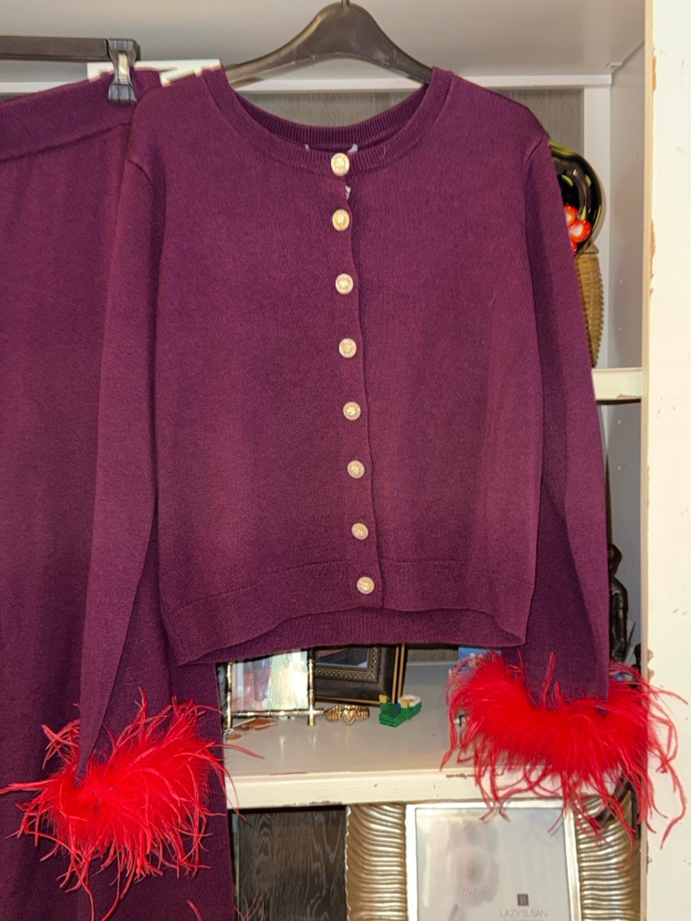 Antonio Melani x The Nat Note potion lele cardigan chula wool blend pants Large - Picture 7 of 12